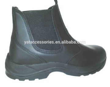 High Quality 6" Safety toe leather Steel Toe slip-on work boots