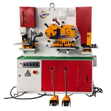 Q35Y-16 Hydraulic Iron Worker: Stainless Steel Plate Cutting and Punching Machine (100 ton)