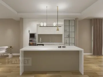 Luxury furniture cupboard kitchen cabinets without handles