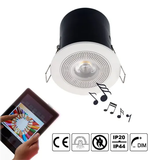 Smart downlight with speaker