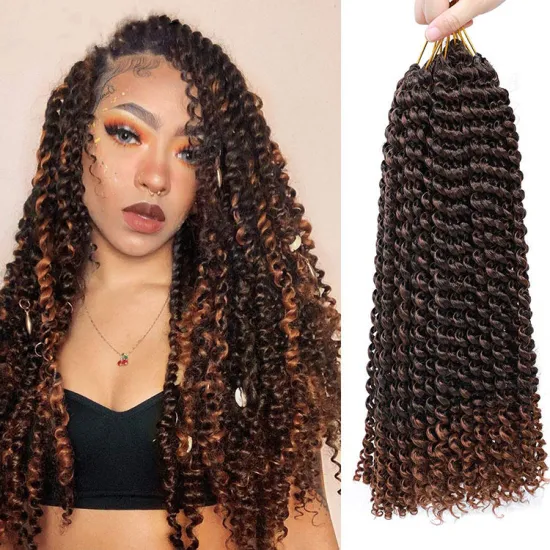 Aliexpress Crochet Passion Twist Hair Ombre Water Wave Braiding Hair Long Bohemian