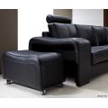 Comfort Sleek Leather Sectional Sofa