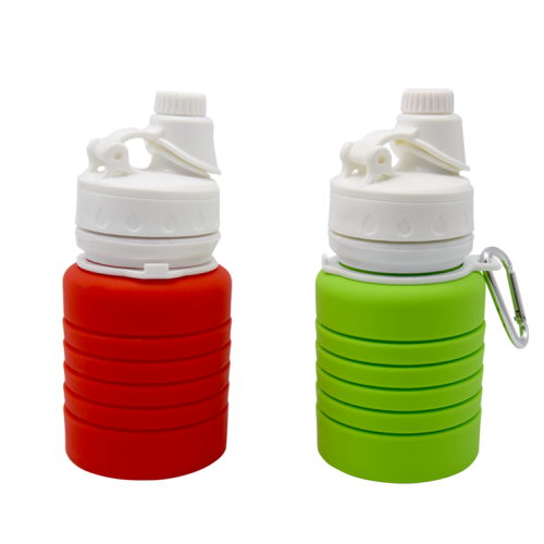 BPA Free Silicone Collapsible Sports Water Bottle