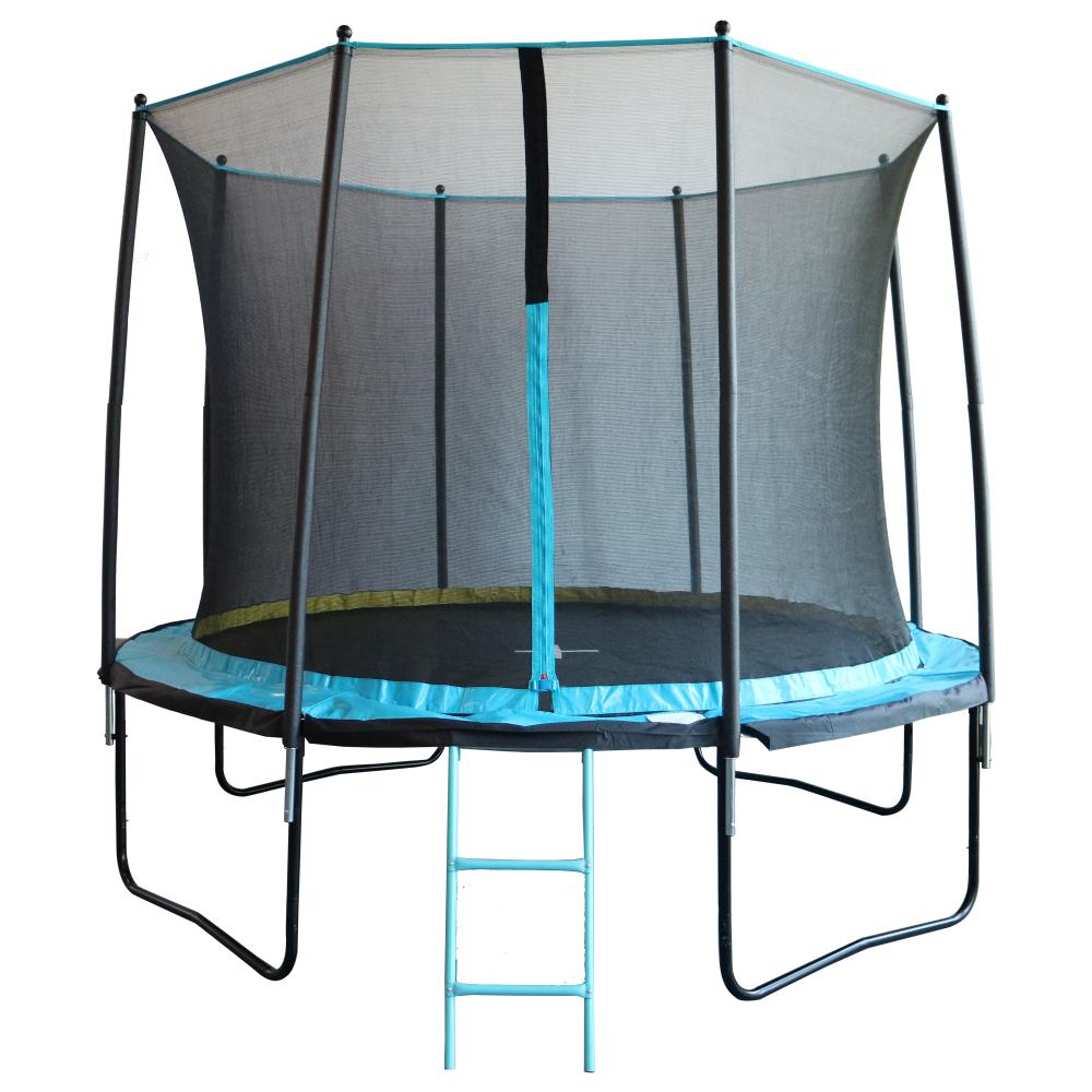 Outdoor -Trampolin 8ft für Kinder blau