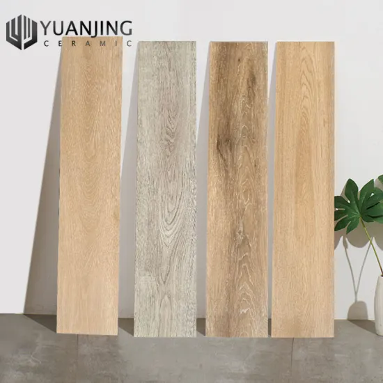 Wear-Resistant, Affordable 200x1000mm Solid Wood-Grain Porcelain Floor Tiles for Bedrooms and Living Rooms