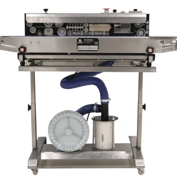 continuous Gas Filling Heat band sealer Sealing Machine