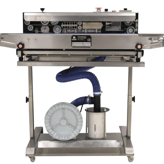 continuous Gas Filling Heat band sealer Sealing Machine