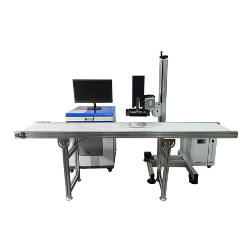 Máquina de marcação a laser UV totalmente automática na linha