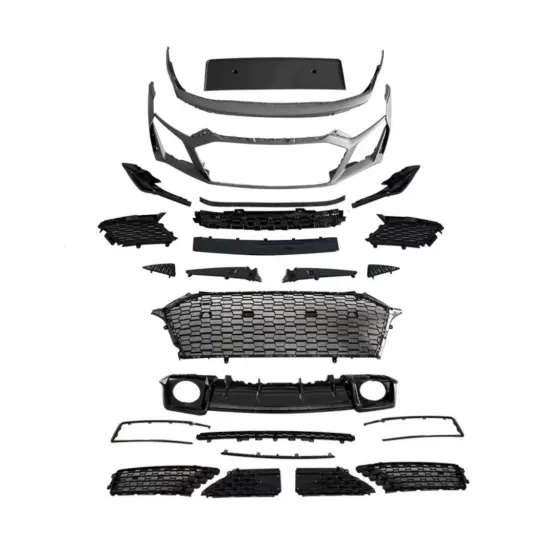 Upgrade Your Audi R8 2016-2018 to 2019-2022 Body Kit - Front Bumper, Grille, Lip, Diffuser, Spoiler