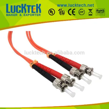 ST to ST Multimode, Duplex, 50/125, OM2 fiber cable