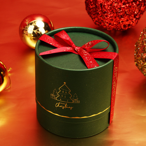 Custom Chocolate Packaging Cylinder Round Box Paper