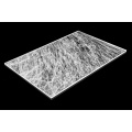 Acrylic sheet with transparent smoke pattern