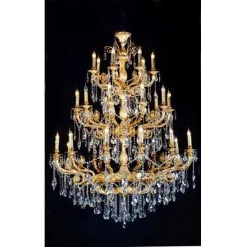 Large Zinc Alloy Crystal Chandelier for Sale