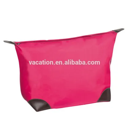 Simple green cosmetic bags