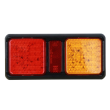 12V &amp; 24v ti fọwọsi 80mm square ti a fọwọsi iru ina ati olufihan pẹlu oluyipada fun ọkọ oju irin