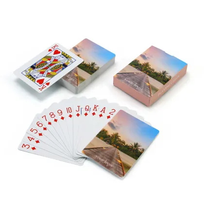 Custom Printed Recycled Paper Playing Cards: Tash, 52 & 54 Cards Deck & Poker Decks