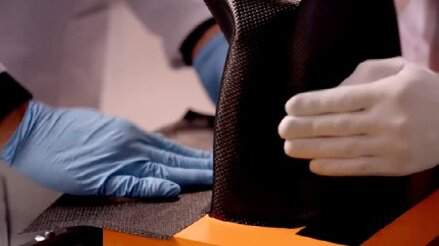 Hand lay up molding process