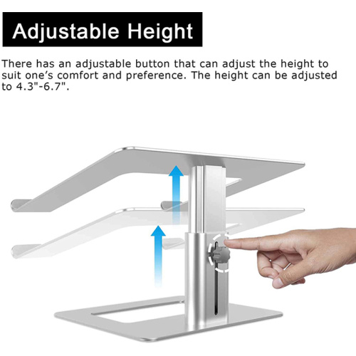 Soporte ajustable para computadora portátil, Soporte ergonómico para computadora portátil