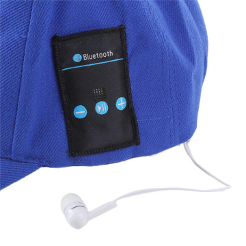 Promosi terlaris fon kepala topi bluetooth logo tersuai