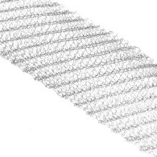 SUS304,316,316L rostfritt stål stickat gas flytande filter