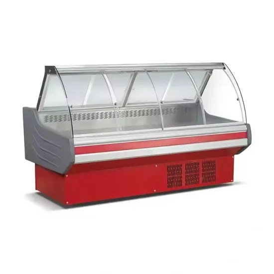 Supermarket Refrigerating Equipment Deli Meat Display Showcase Chiller Refrigerator