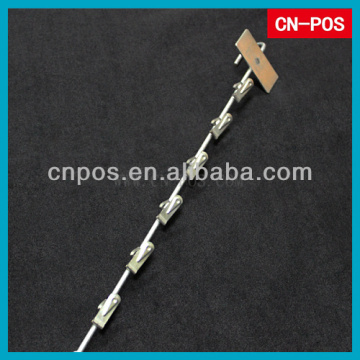 display metal hang strip for supermarket using