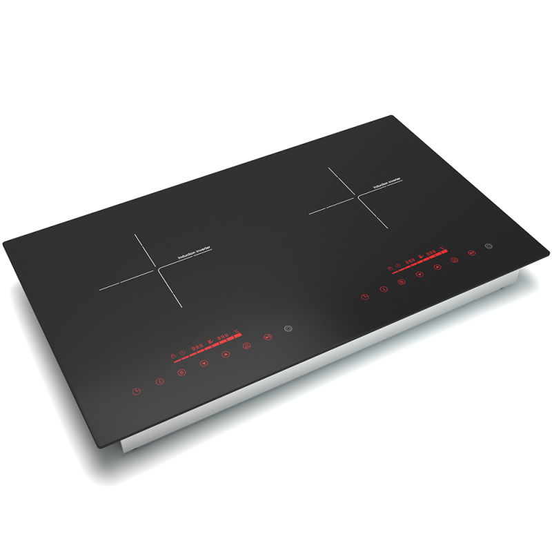 CB CE 110V Two Burners Double Burner Super Thin Aluminum Housing Touch Button Built In Induction Cooker Ceramic Cooker Hob