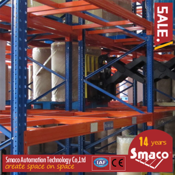 Warehouse Large Scale Racking 5 Jahre Garantie / doppeltiefes Palettenregal