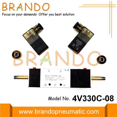 4V 300Series 1/4 &#39;&#39; Calowy pneumatyczny zawór elektromagnetyczny