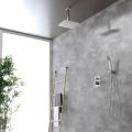 Brushed Nickel Shower Set Bath Mixers Kit