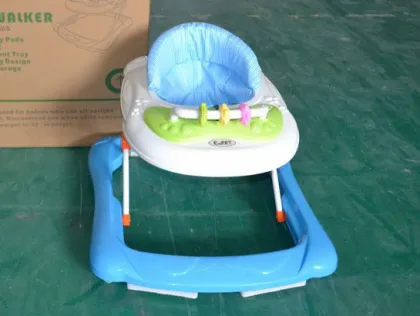Anti-slip plate blue baby walker X216