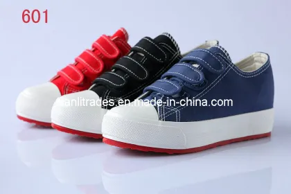 Latest Velcro Women's Kid's Canvas Shoes (TV67)