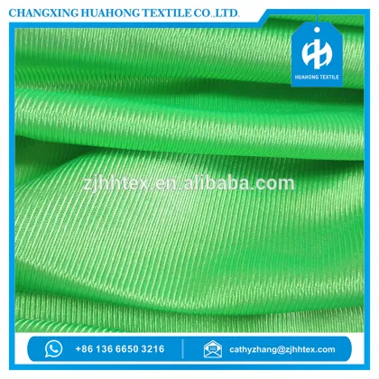 Warp knitted tricot dazzle fabric for custom polyester dazzle shorts