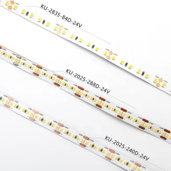 2025 New Arrival SMD LED Waterproof Strip - 2216/2835 SMD, 19.6W DC24V, 240D/288D, 10mm IP20 Warm White