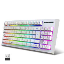 Kabellose Gaming -Membran -Tastatur mit Hintergrundbeleuchtung