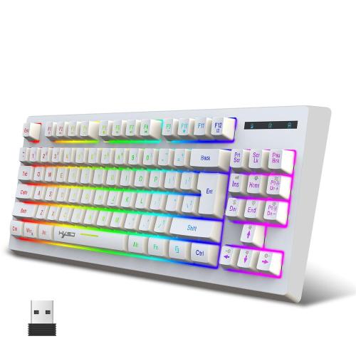 Clavier de membrane de jeu sans fil avec rétroéclairage