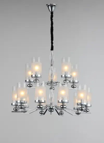 Modern Minimalism Indoor Restaurant Iron Chandelier