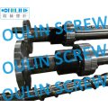 Bimetallic High Speed Screw and Cylinder with Spiral Slots, Cooling Jacket