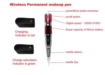 Custom Tattoo Machine Wireless Lip Permanent Makeup Pen