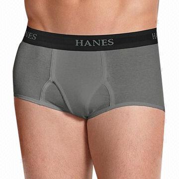Men's Brief, Contrast Waistband, Ultra Wide Plush Comfort Flex Waistband/Customized Designs Accepted