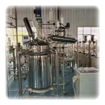 Reaktor jaket keluli tahan karat 500L dengan wap