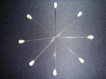 Bright White Pear Head Pin Florist Pin With Pearl Head Pin Sharp Tips