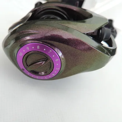 Magnetic Baitcasting Reel 7.3:1 Aluminum Body Fishing Reel