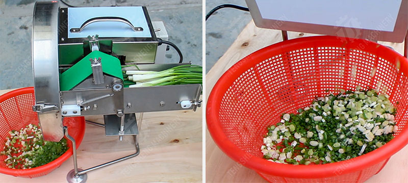 green onion cutting machine