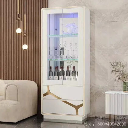 Modern Wine Bar Style Living Room Furniture Partition Cabinet for Wine Display