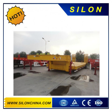 3 Axles 12 Wheeler 60tons Gooseneck Low Loader Lowboy Lowbed Trailer for Sale