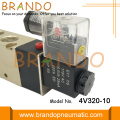 4v320-10 3/8 &#39;&#39; Çift Solenoid Valf AC220V DC24V