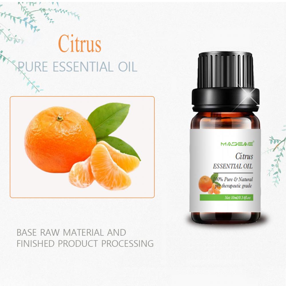 Water-soluble Citrus Essential Oil For Skincare Aromatherapy