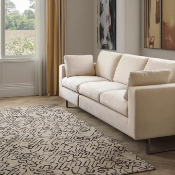 Sofa kain beludru modern diatur untuk kamar tidur dan ruang tamu