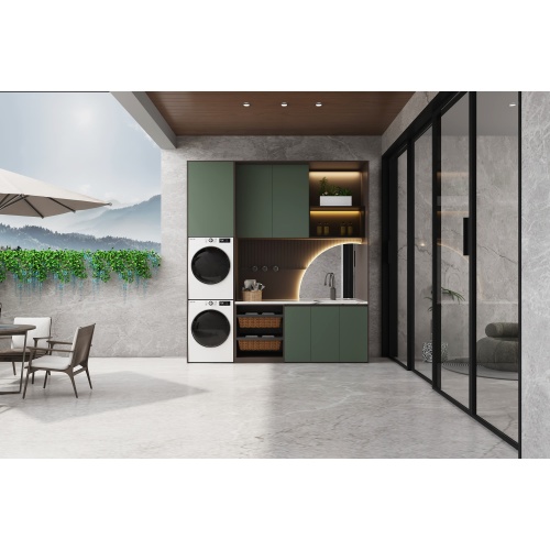 Встроенный шкаф для стиральной машины со встроенным хранилищем